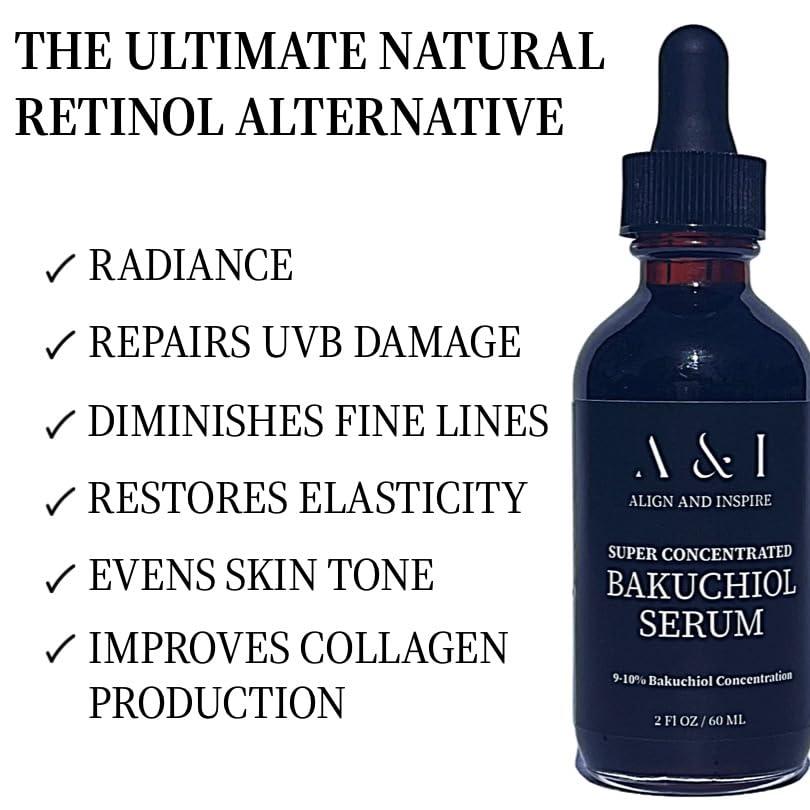 Generic Generic 100% Pure, Cold Pressed, Bakuchiol Serum 2 oz, Plant-Based Natural Retinol Alternative