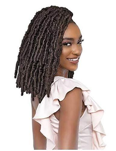 Janet Collection Janet Collection Crochet Braids Nala Tress 3X POETRY BOB LOCS 10" 12" 14" (BUTTERFLY LOCS SERIES) (4)