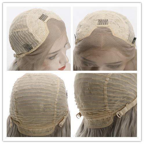 CNRO Hair CNRO Hair Auburn Wigs Short Wavy Lace Front Wigs Copper Red Synthetic Wig For Women Shoulder Length (Red Brown)