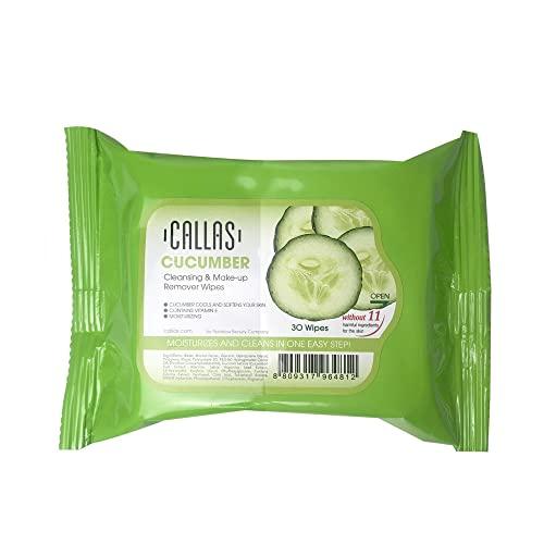 Callas Callas Cleansing & Make-up Remover Wipes 30 Wipes (Cucumber, 12pcs)
