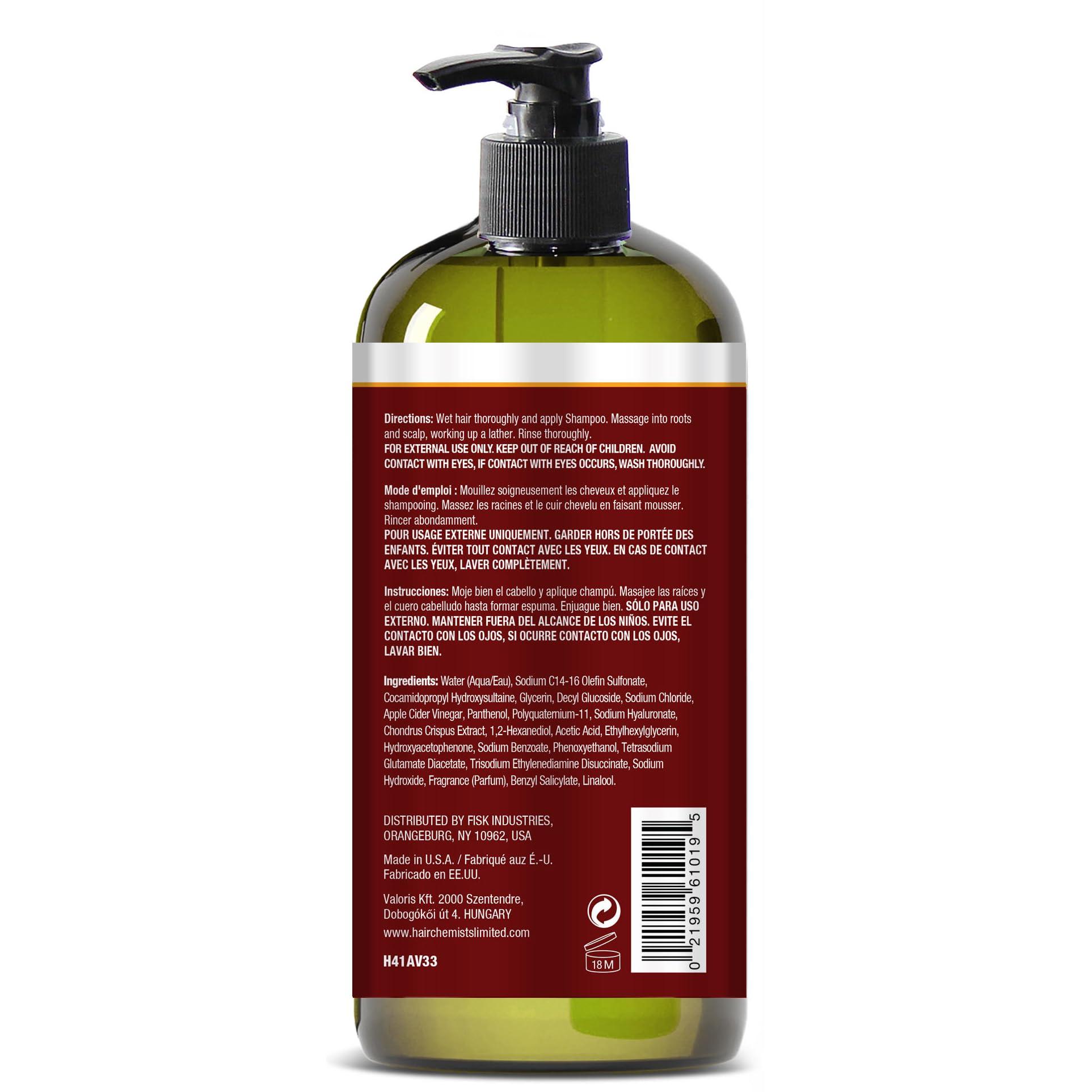 Hair Chemist Hair Chemist Apple Cider Vinegar Clarify & Detoxify Clarifying Sulfate Free Shampoo 33.8 Ounces