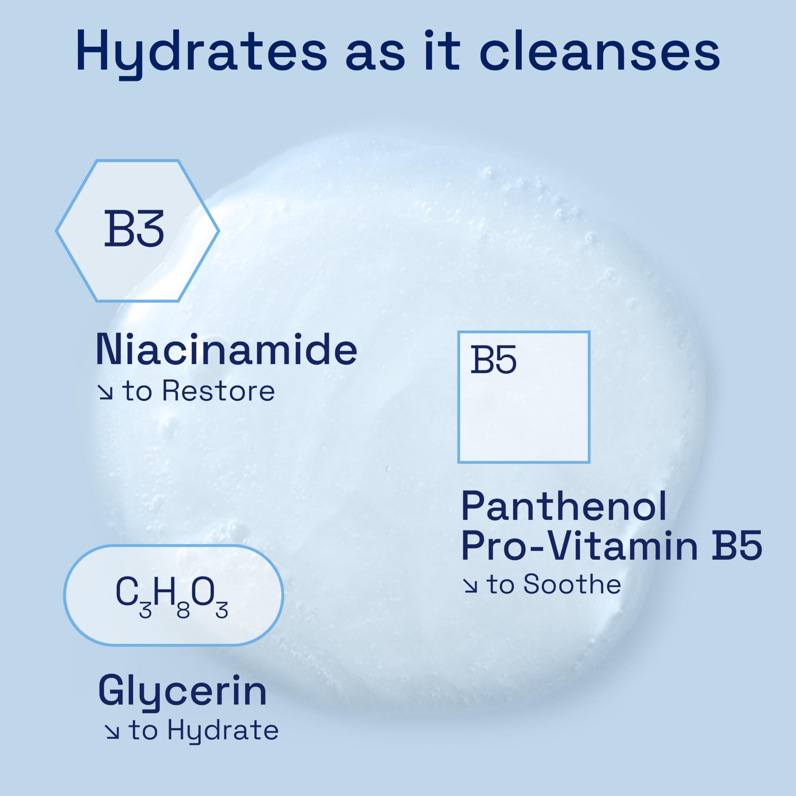 Cetaphil Cetaphil Gentle Skin Cleanser, 473ml, Face & Body Wash, For Normal To Dry Sensitive Skin, With Niacinamide & Glycerin, Soap Free