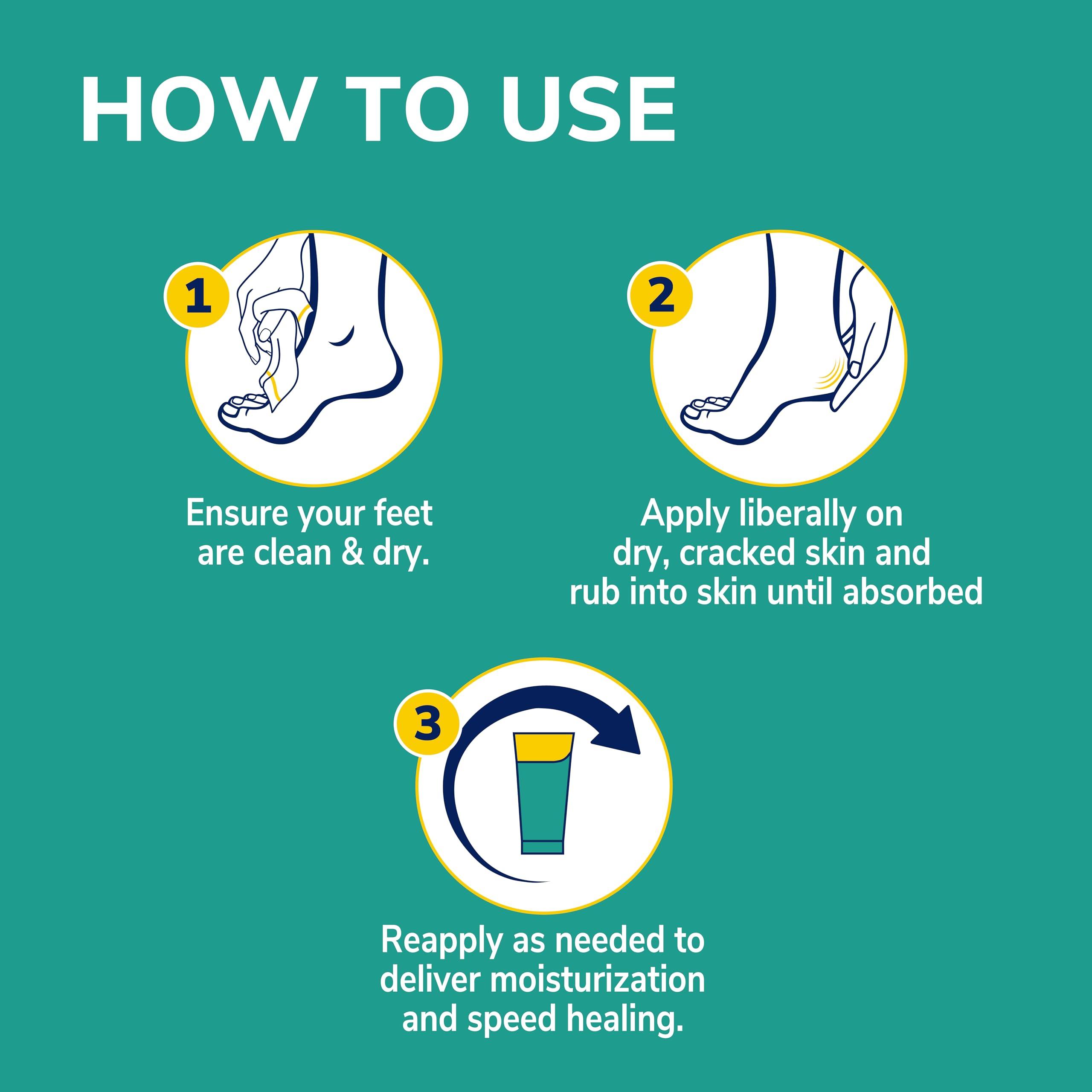 Dr. Scholl's Dr. Scholl\'s Dry, Flaky Skin Remover Ultra Exfoliating Foot Lotion Cream, 3.5 oz, Moisturizer with Urea for Rough Dry Cracked Feet, Heal and Soothe for Healthy Looking Feet, Intensive Foot Skin Care