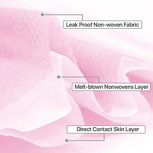 HINCINK HINCINK 1000 Pcs Bulk Disposable Face Mask, Thick 3-Layers Breathable Facial Mask (pink 1000pcs)