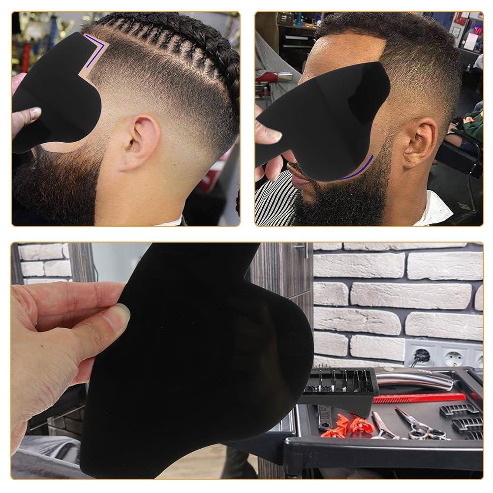 Ipetboom Ipetboom Hairline Enhancement Card - 3PCS Hairline Optimizers Hairline Enhancing Card Multi-Purpose Hairline Filler Design - Beard Shaping Too for Hairline Barber