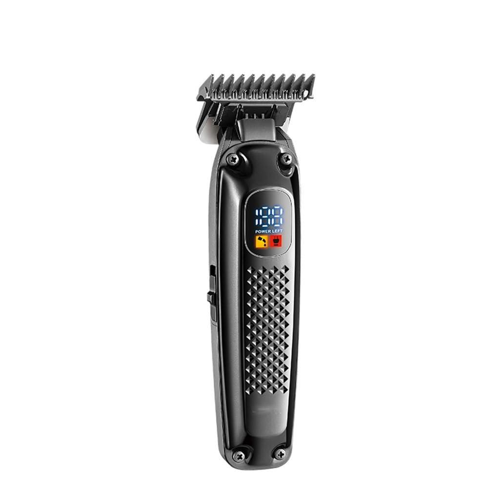 ADANTI ADANTI Hair Clippers for Men, Engraved Hair Trimmer LCD Digital Display Men\'s Special Hair Salon Electric Pusher 1400mAh Hair Clipper
