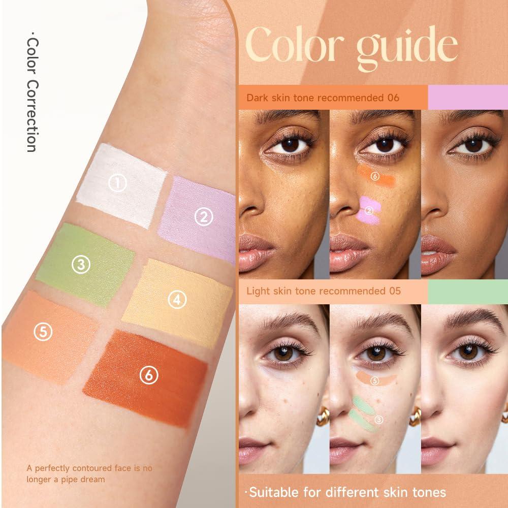 JEMPET Face Concealer Foundation Color Corrector(green)