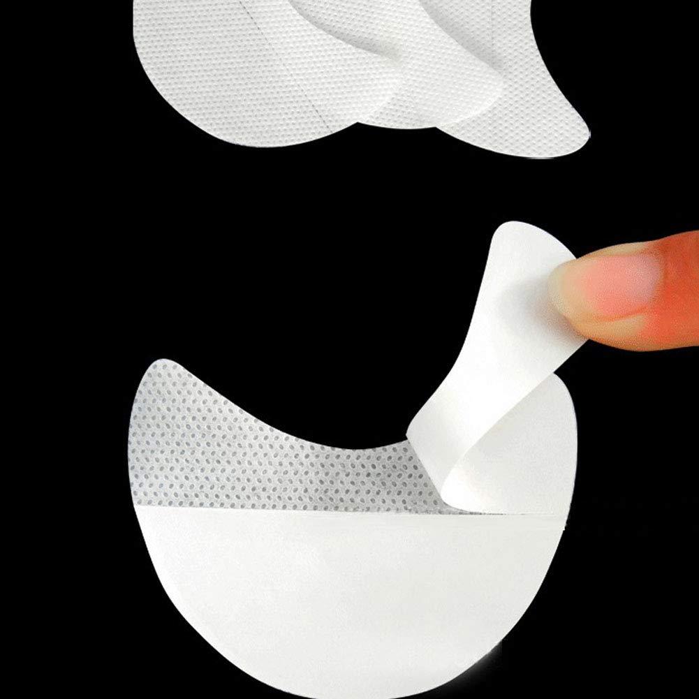 mollensiuer 100 Pcs Eyeshadow Patches White Eyeshadow Protection Pads Eyeshadow Pads Stencils Professional Eyeshadow Protection For Eyelash Extensions, Lip Makeup(S)
