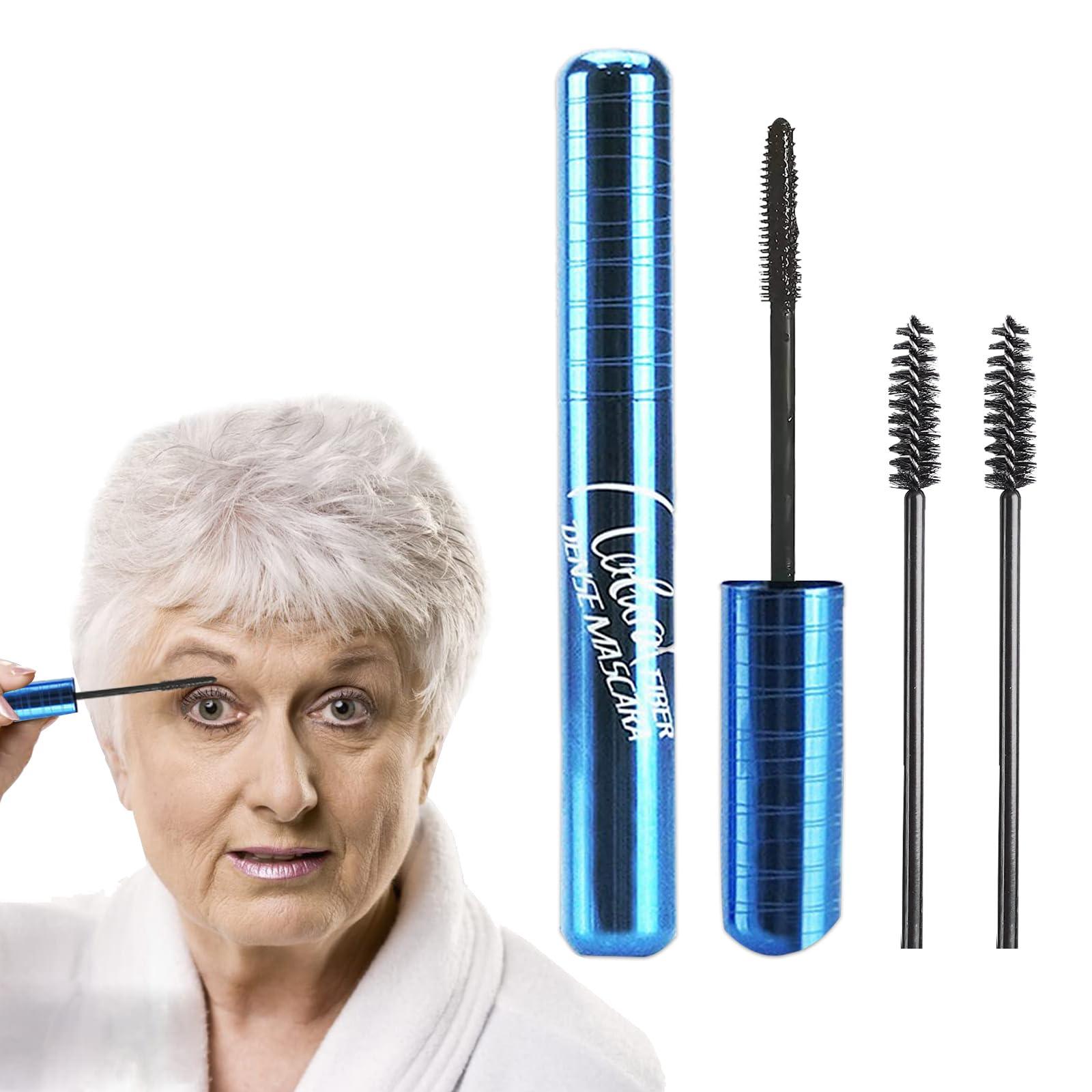 dootdott Mascara for Older Women 60 Plus, Mascara for Seniors with Thinning Lashes, Hypoallergenic Mascara Sensitive Eyes, Mascara Black Volume and Length, Black Mascara Waterproof Smudge Proof, Black (Black)