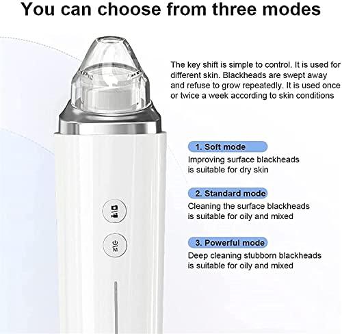 Dongng Dongng Pore Cleaner Vacuum Suction Blackhead Remover Electric Pimple Suction Vacuum Suction Blackhead with Camera and 6 Interchangeable Probes LCD Screen Ideal Gift