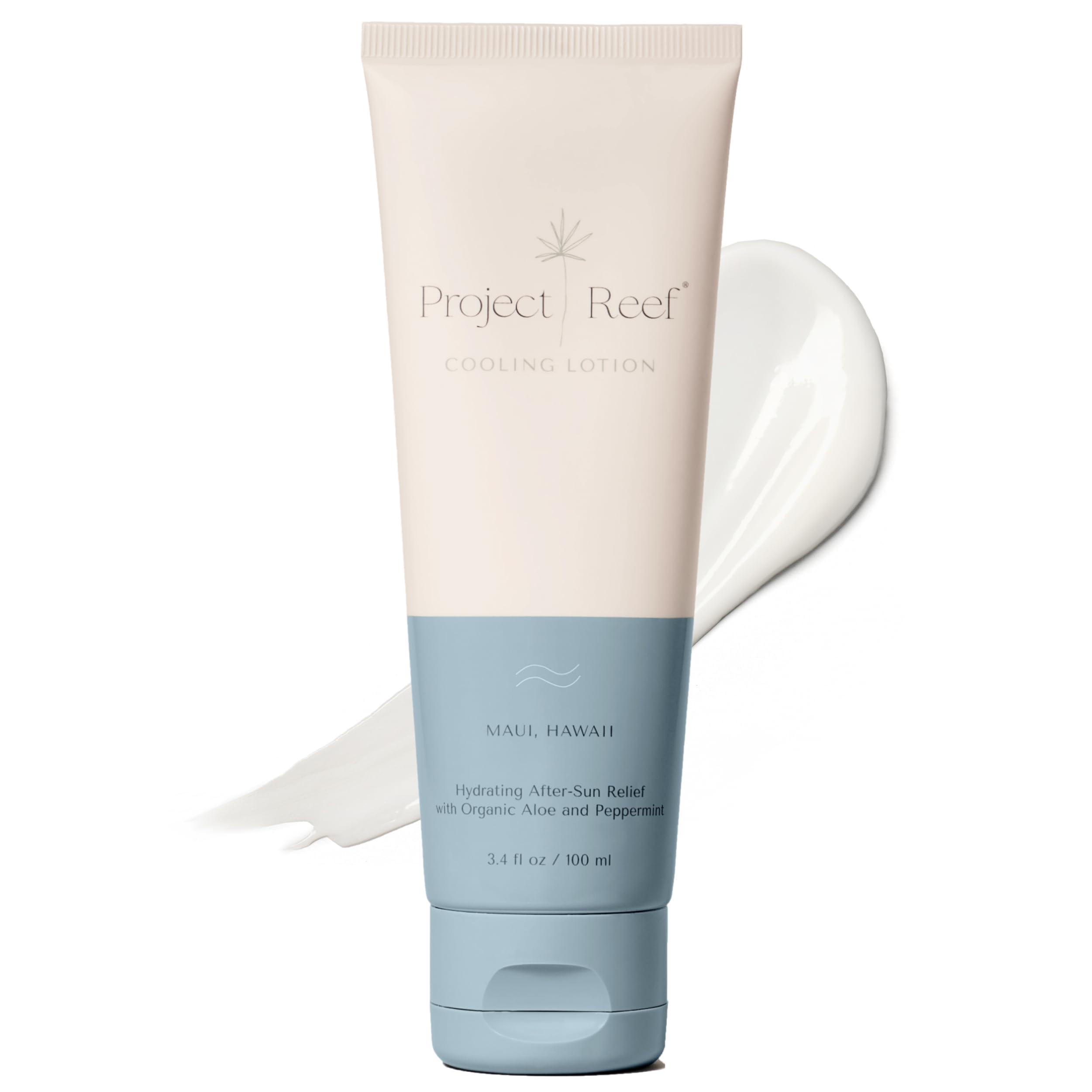 Project Reef Project Reef SPF 30 Mineral Sunscreen & After Sun Coolting Lotion w/Organic Aloe Vera Bundle - Vitamin E, Shea Butter, Natural Aftersun Care