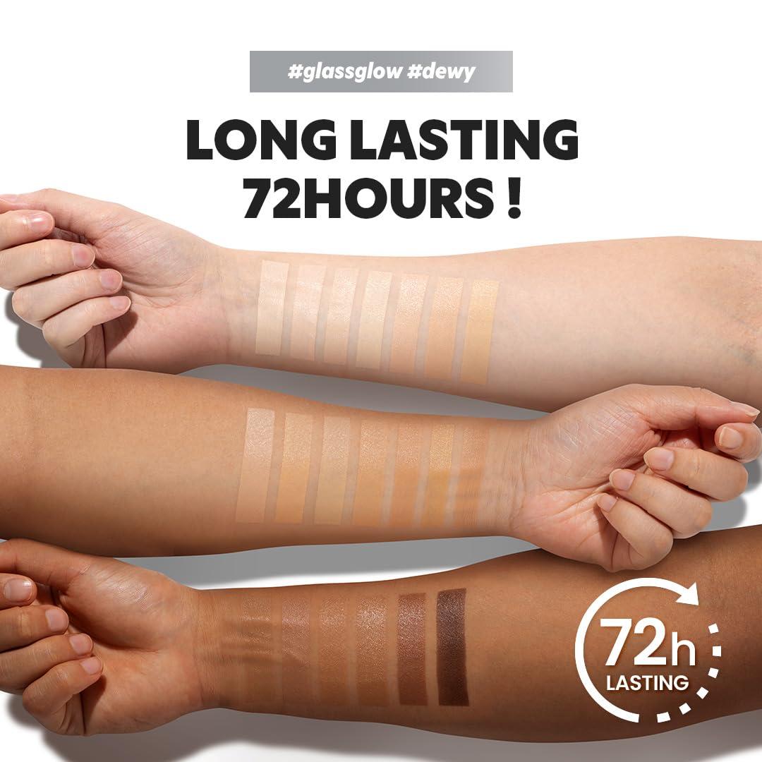 TIRTIR [*Mini Size*] TIRTIR Aura Glow Silver Cushion | Korean Cushion Foundation, (#29N Natural Beige, 0.15 Fl Oz)