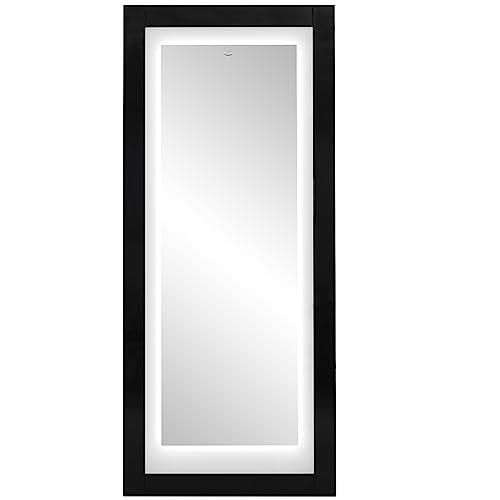 Dir Dir Salon Mirror Hair Salon Styling Wall Mount Salon Station Luna in Black
