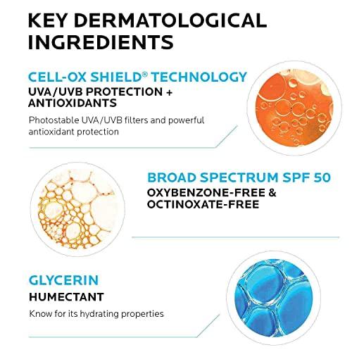 La Roche-Posay La Roche-Posay Anthelios Kids Gentle Lotion Sunscreen SPF 50, Broad Spectrum SPF + Antioxidants, Sunscreen For Kids, Octinoxate & Oxybenzone-Free, Pediatrician Tested, Non Comedogenic, Oil Free