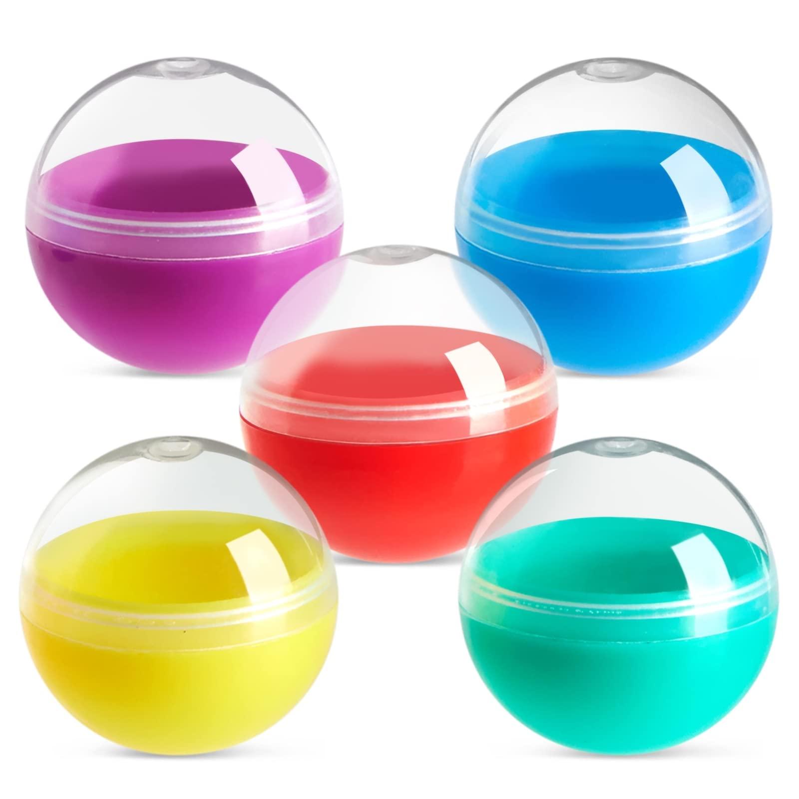 Juvale 250-Pack Vending Machine Capsules - 1 Inch Gumball, Toy, Temporary Tattoo, Bulk Gumball Refills (5 Colors)