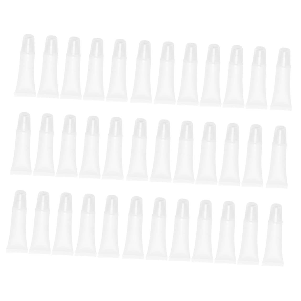 POPETPOP POPETPOP 3sets 10ml Empty Tube Storage Reusable Leakproof Containers for Lip Pomade Cosmetic Packing Tubes 60pcs*3