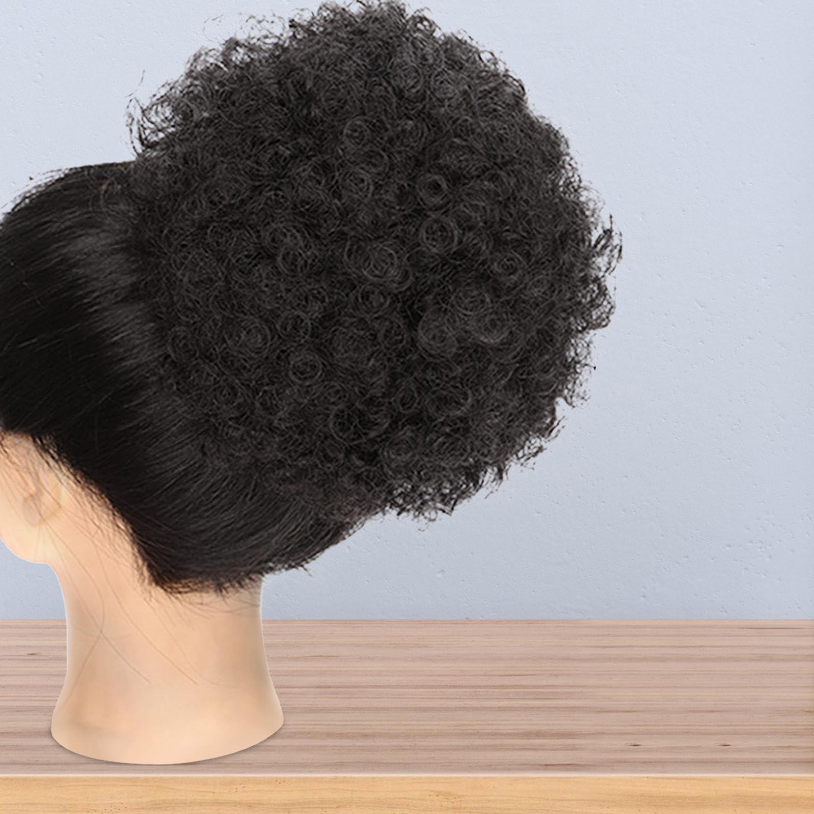 Almencla Almencla Elegant Afro Hair Updo for Special Occasions, 15cm, Black
