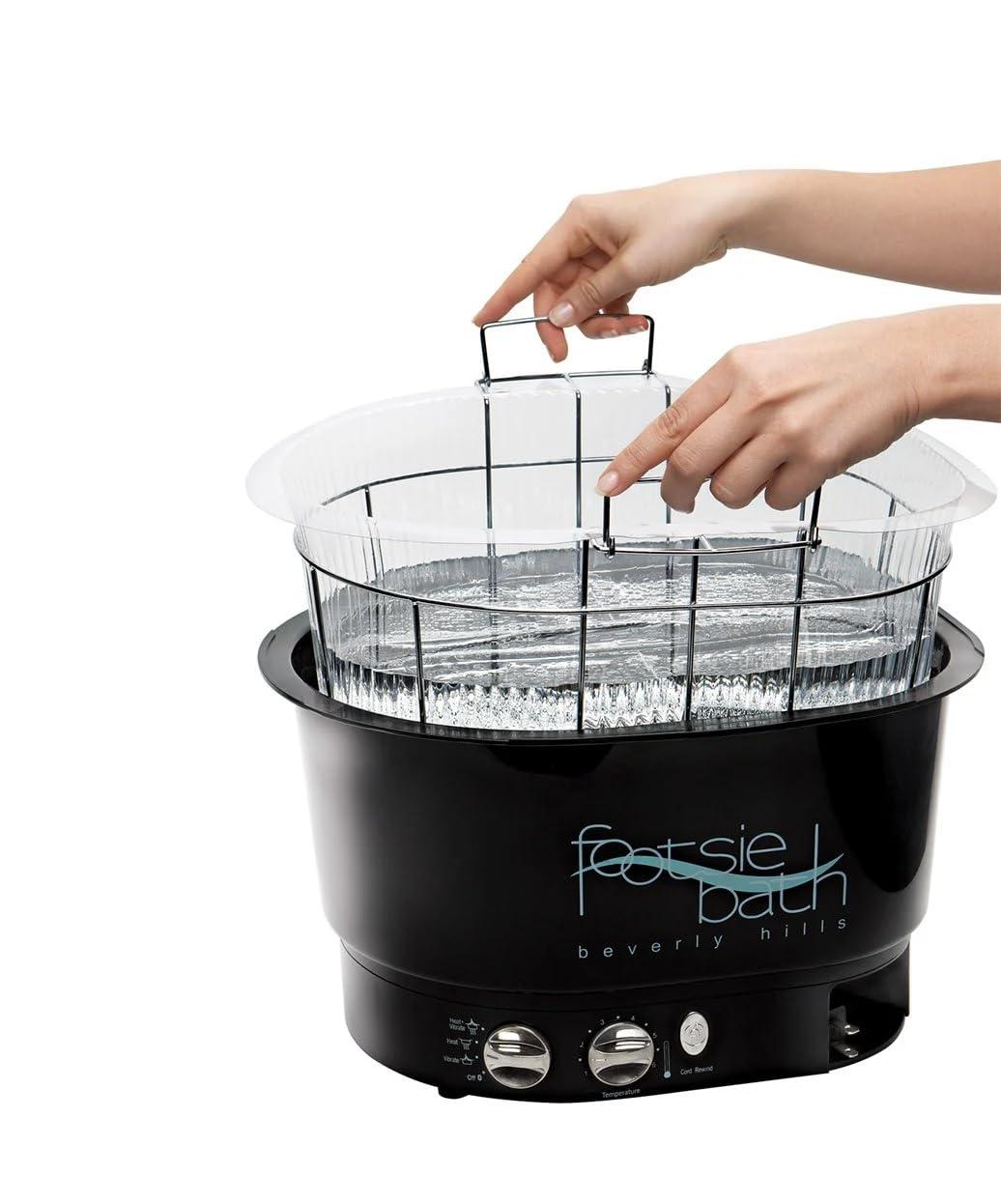 Buy-Rite Salon & Spa Equipment Buy-Rite Mona Lisa Plumb Free Pedicure Chair, No Plumbing Pedicure Station for Professional Spas and Salons, Reclining Backrest & Pull-Out Leg Rest (White), CHM-2320-5H-WHITE