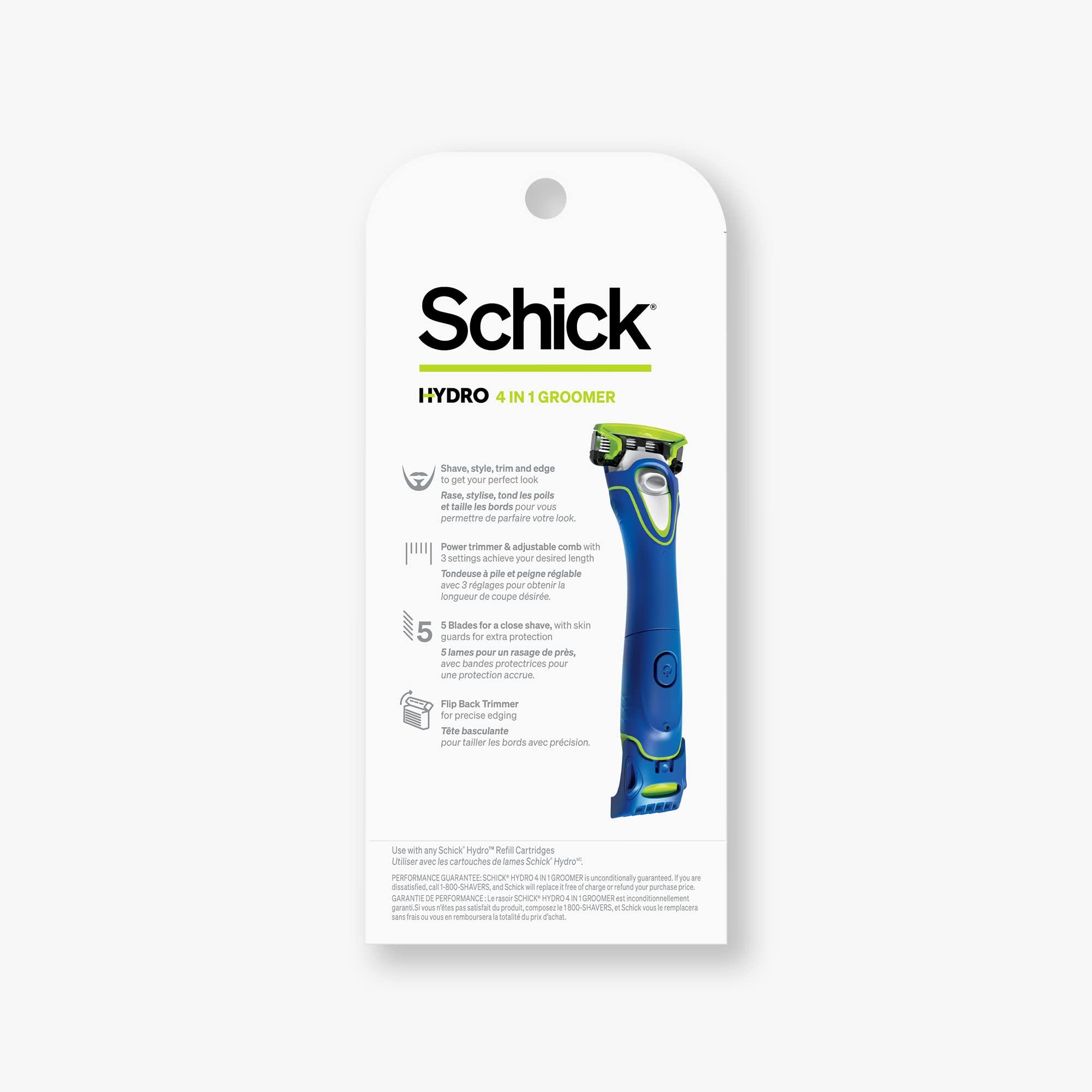 Schick Schick Hydro 5 Men\'s Styling Razor with Body Groomer and Beard Trimmer
