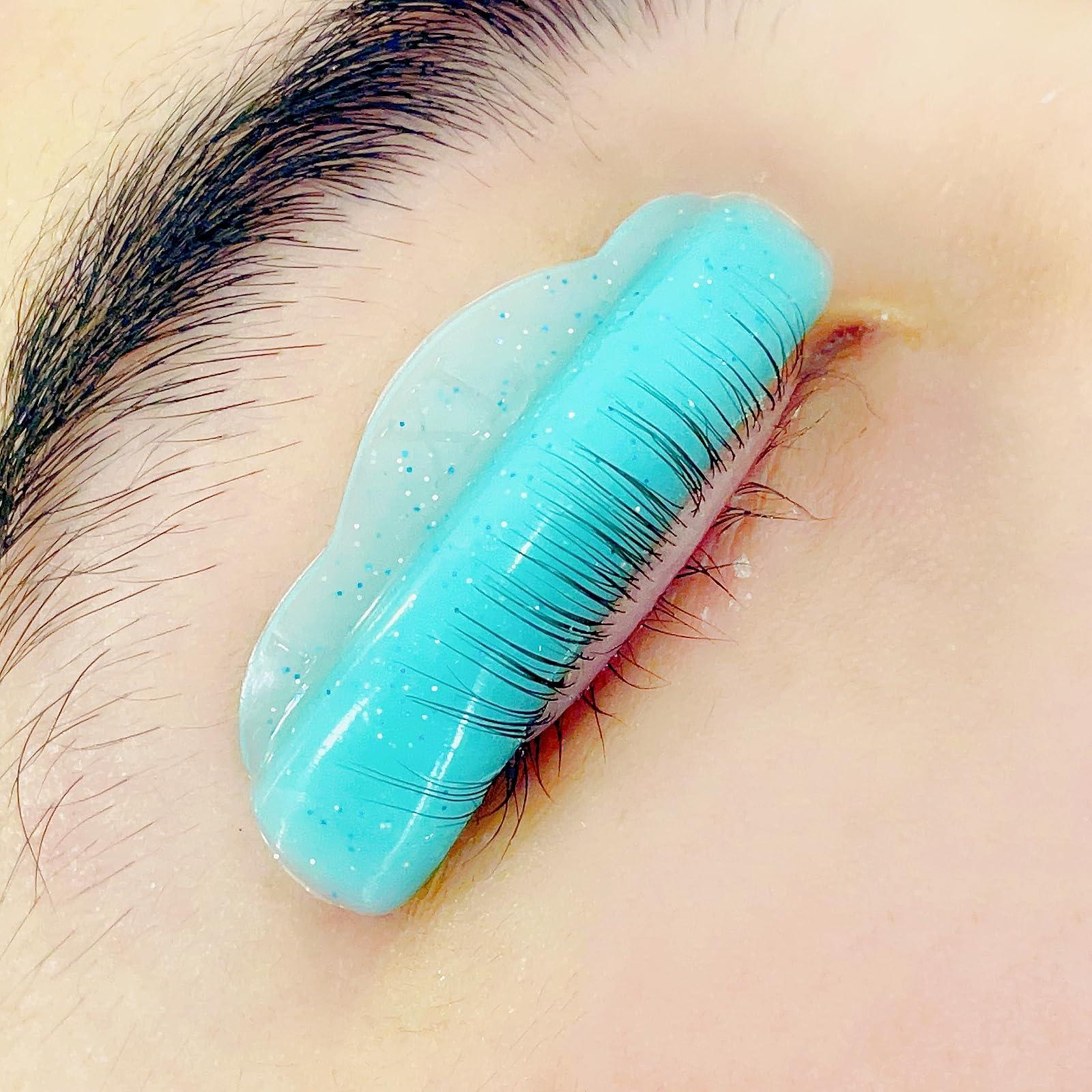 Liber Beauty Lash Lift Shield C Curl 5 Size Lash Lift Lamination Pad, Rapid 5 Minute Eyelash Lifting Shields Make Eyes Voluminous Flexible C curl Pads Extreme Perm Rod 100 Applications