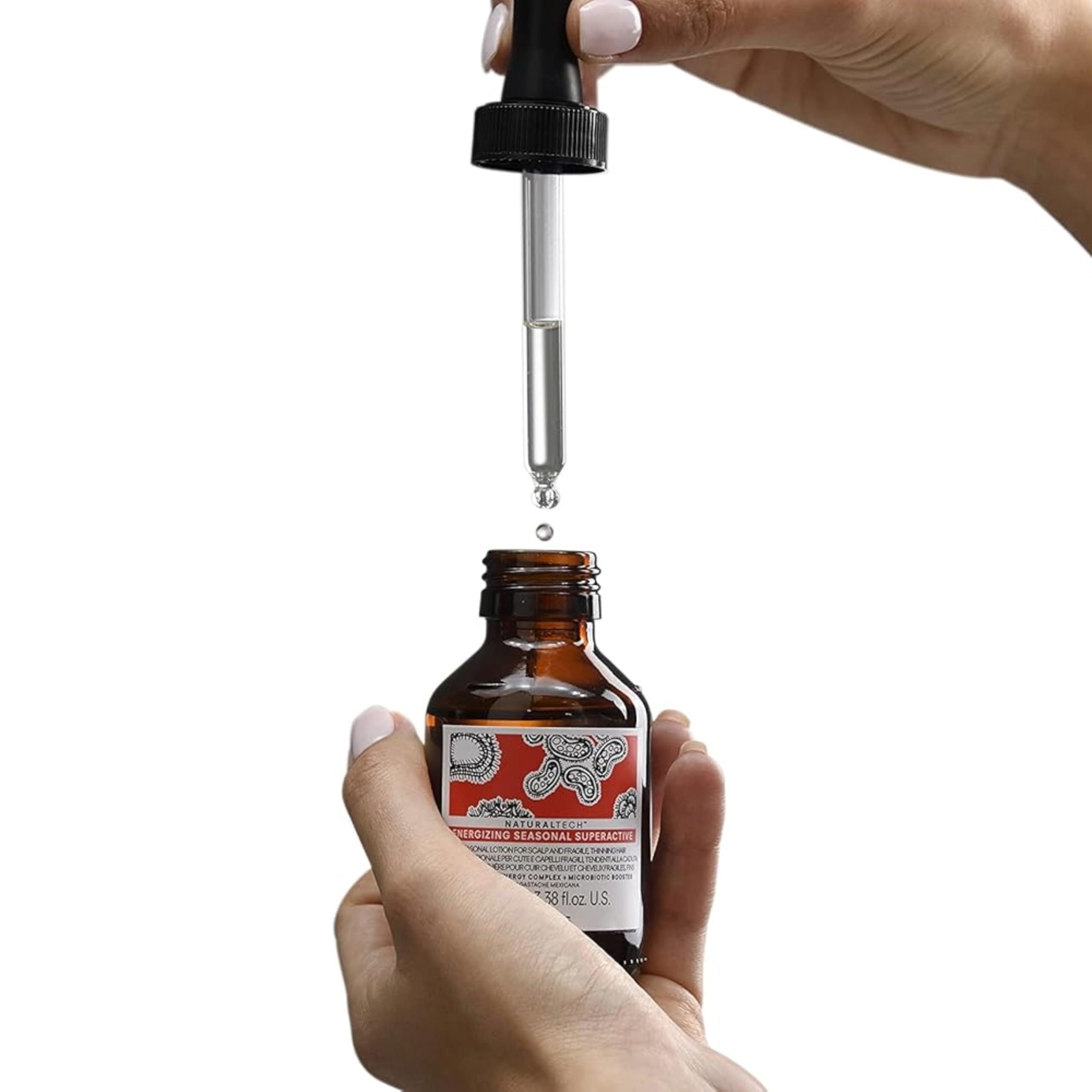 Davines Davines Naturaltech ENERGIZING Seasonal Superactive Treatment, Reduce Hair Loss, Improve Hair Density And Body, 3.38 Fl. Oz.