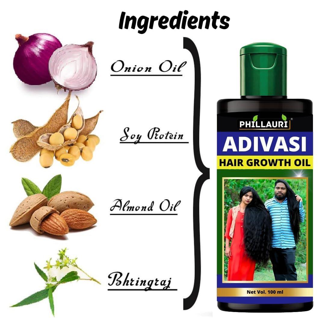 Phillauri Phillauri Adivasi Hair Oil Original, Adivasi Herbal Hair Oil | hair oil for men and hair oil for women | 400 ml
