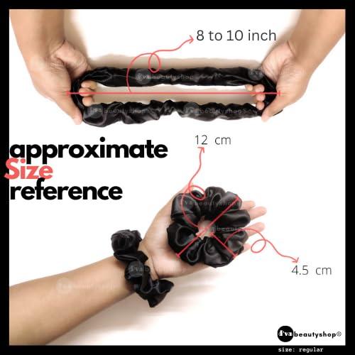 Dvabeautyshop Dvabeautyshop premium gift scrunchies for girl, women hairband, unique texture (Belle), 4 Count (Pack of 1)