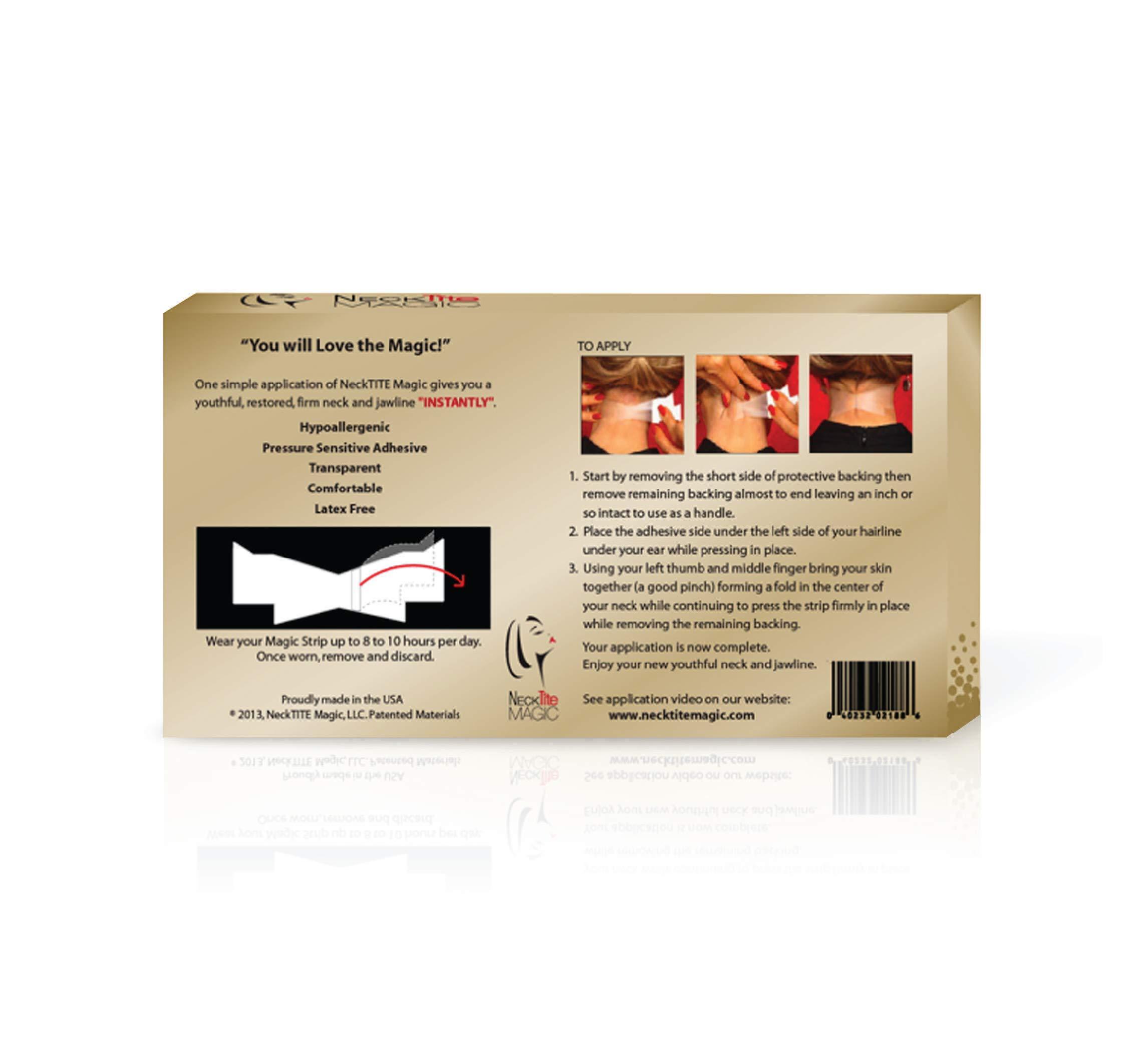 NeckTITE Magic NeckTITE Magic Instant Neck Lift, 12 Count - Smooths Wrinkles for Adults