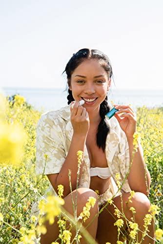Coola COOLA Organic Liplux Lip Balm and Sunscreen with SPF 30, Dermatologist Tested Lip Care for Daily Protection, Vegan and Gluten Free, 0.15 Oz