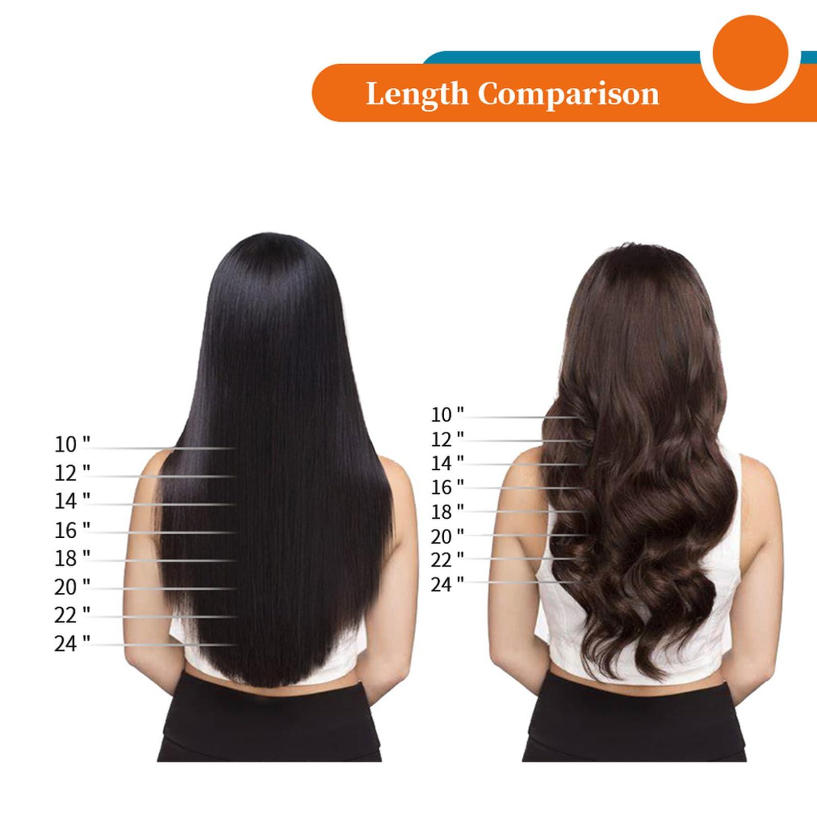 RIBONI U Tip Hair Extensions Real Human Hair Pre Bonded Hair Extensions Keratin U Tip Hot Fusion Hair Extensions U Tips Hair, 22Inch 100 Strands 50g Black