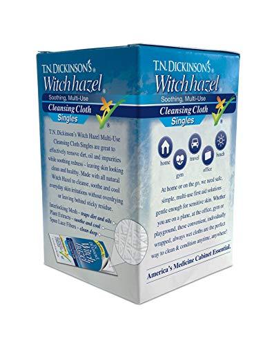 T.N. Dickinson's T.N. Dickinson's Witch Hazel On-The-go Multi-use Cleansing Cloth Towelette Singles, 14 Count