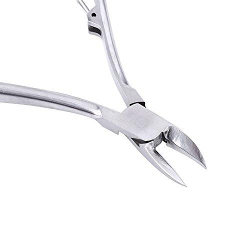AYNEFY AYNEFY Cuticle Nipper, Stainless Steel Nail Clipper Cutter Nipper Perfect For Thick Ingrown Toenails
