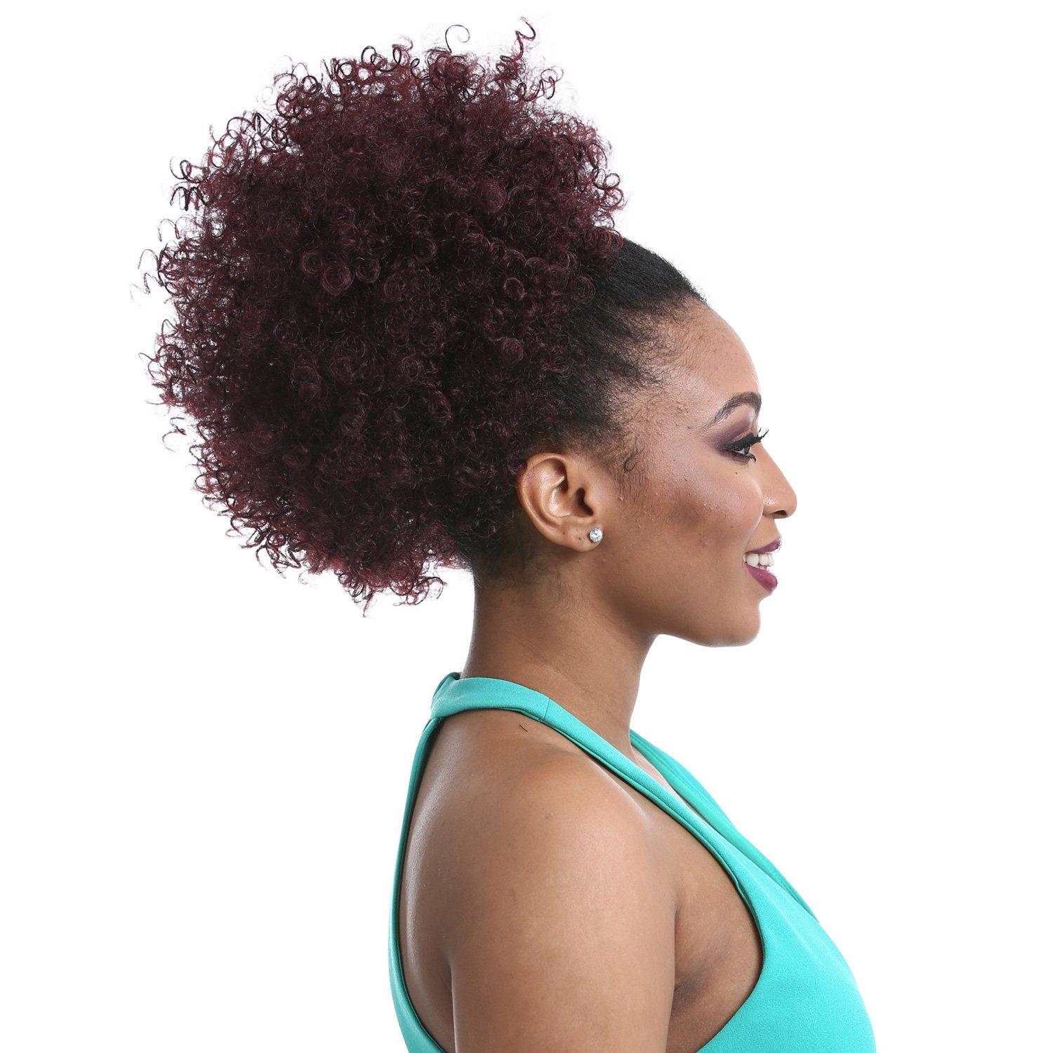 Sensationnel NATURAL AFRO 10 (1 Jet Black) - Sensationnel Instant Pony Synthetic Drawstring Ponytail