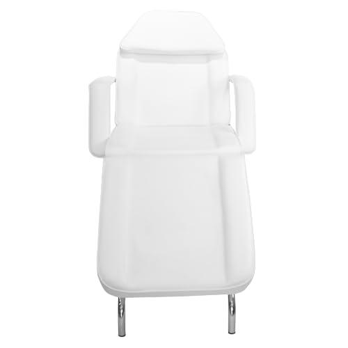 SKINACT SKINACT Basic Facial Chair with Free Stool, Facial Bed, Massage Table (White)
