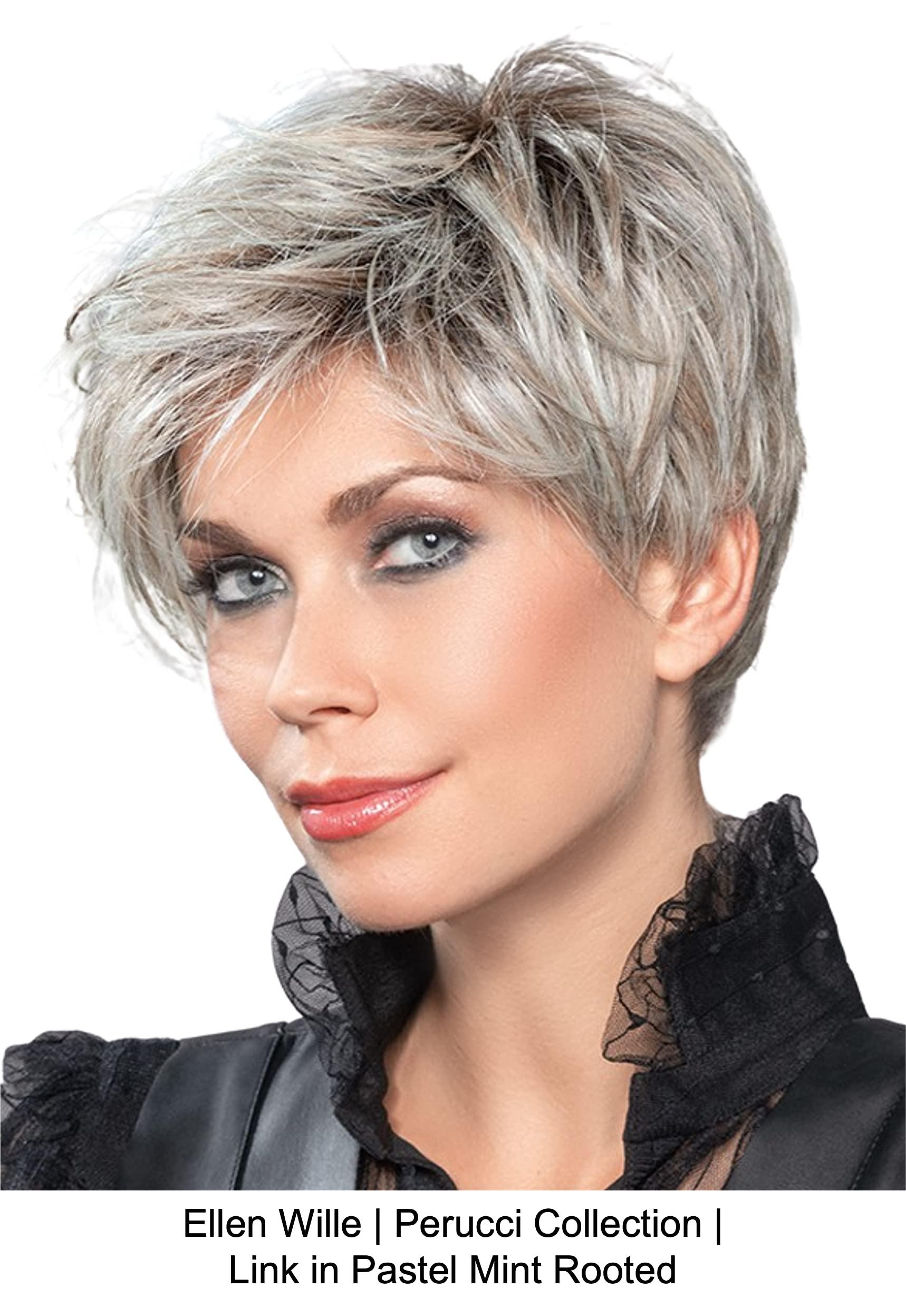 Belle of Hope Belle of Hope LINK Lace Front Mono Part Heat Friendly Synthetic Wig by Ellen Wille, 5PC Bundle: Wig, 4oz Mara Ray Enriched Shampoo & Conditioner, Wig Stand, and 19 Page Guide (Pastel Rose Rooted)