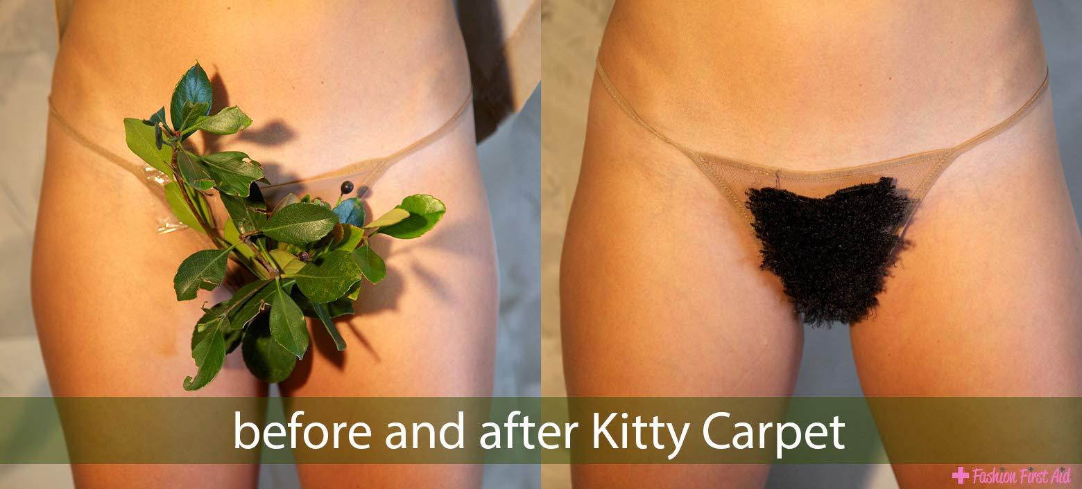 FUN delivery Kitty Carpet: Reusable Downstairs Toupee Merkin Wig  Funny Gag Gift for Women & White Elephant Gift Exchanges (Lucky Shamrock Green)