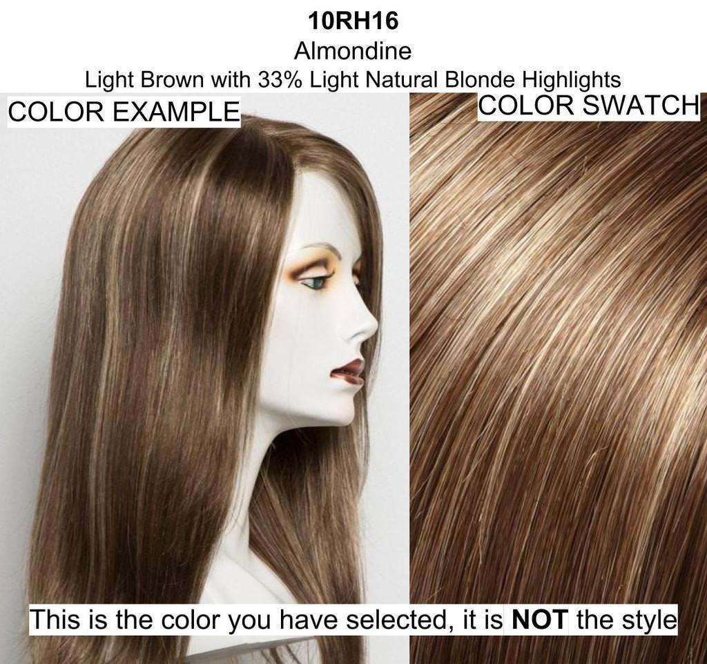 Jon Renau & Christy's Wigs Bundle - 4 items: Julianne Wig by Jon Renau, Christy's Wigs Q & A Booklet, BeautiMark Synthetic Shampoo & Wide Tooth Comb - Color: 10RH16