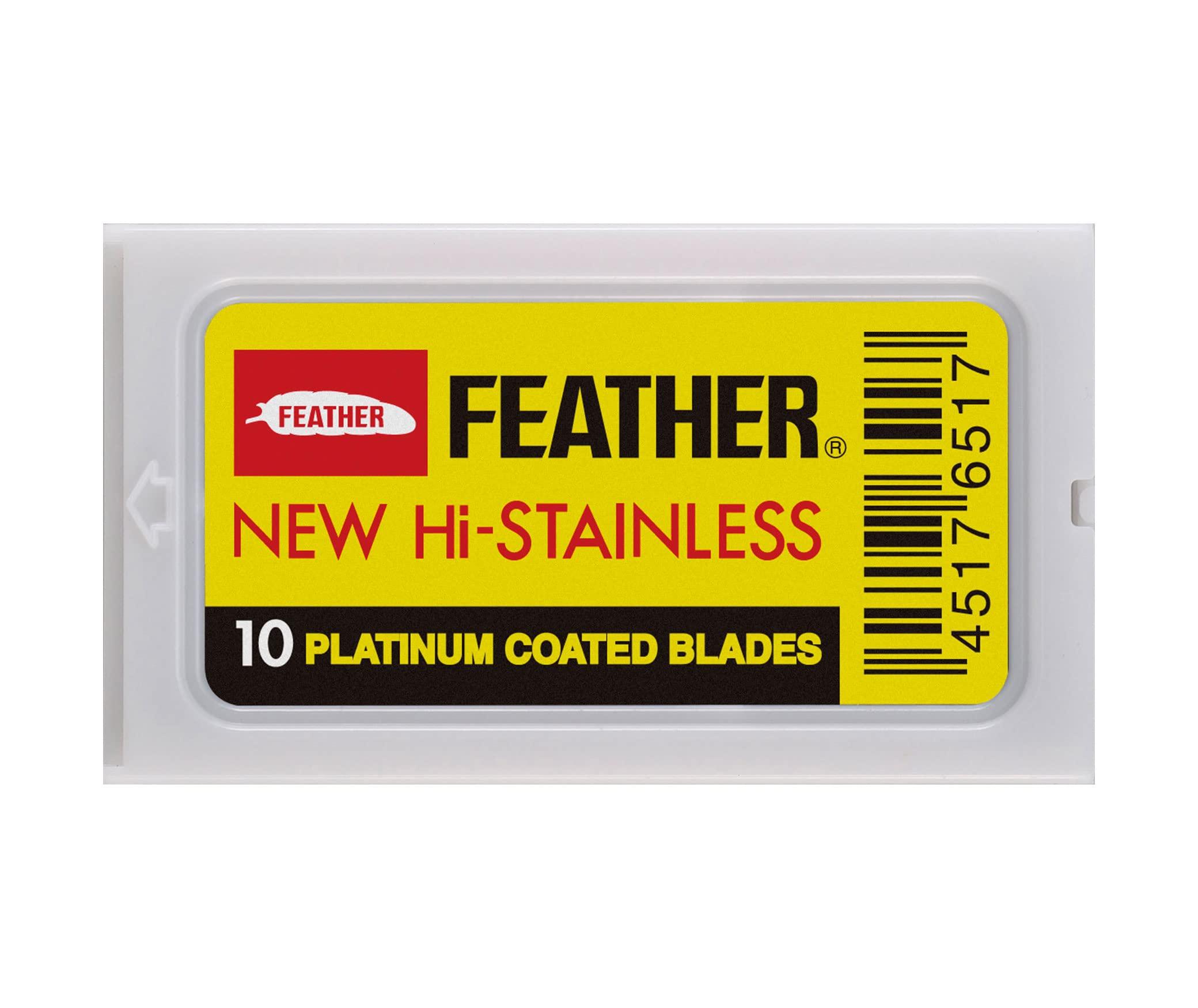 Feather Feather Double Edge Safety Razor Blades 10 Count