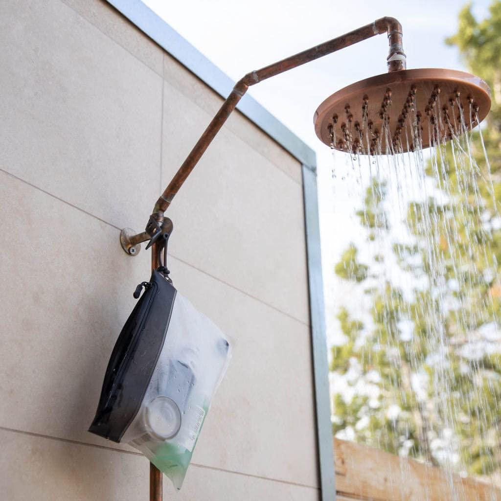 Gravel Gravel The Pouch | TSA Approved Clear Travel Toiletry Bag | Quart Size for Men & Women