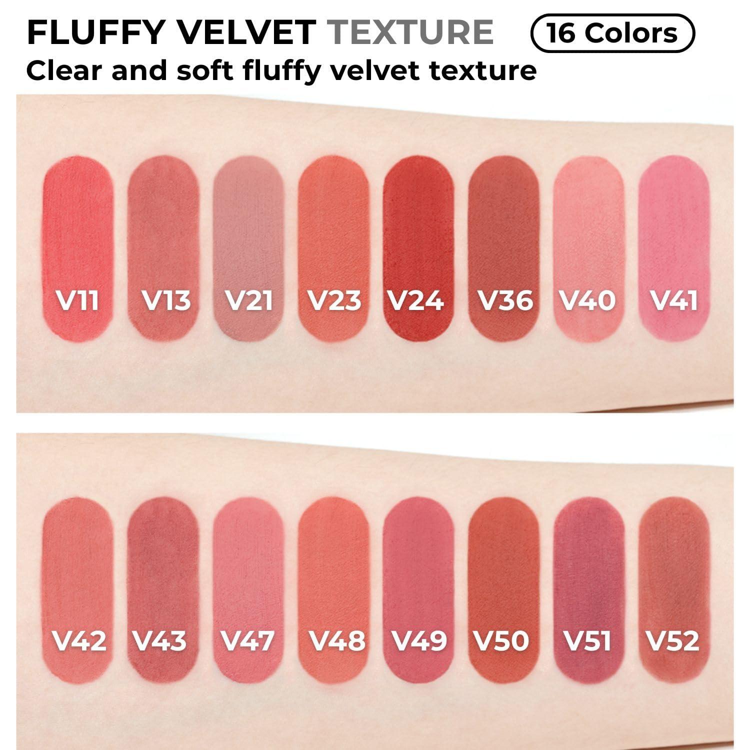 BBI@ BBIA BBIA Last Velvet Tint MLBB Edition - Soft Creamy Matte Finish Lip Stain, Blur Effect & Velvety Texture, Long-Lasting, High Pigment, Non-Drying, Vegan, Korean Lip Makeup (V49 ROSY LIFE, Pack of 1)