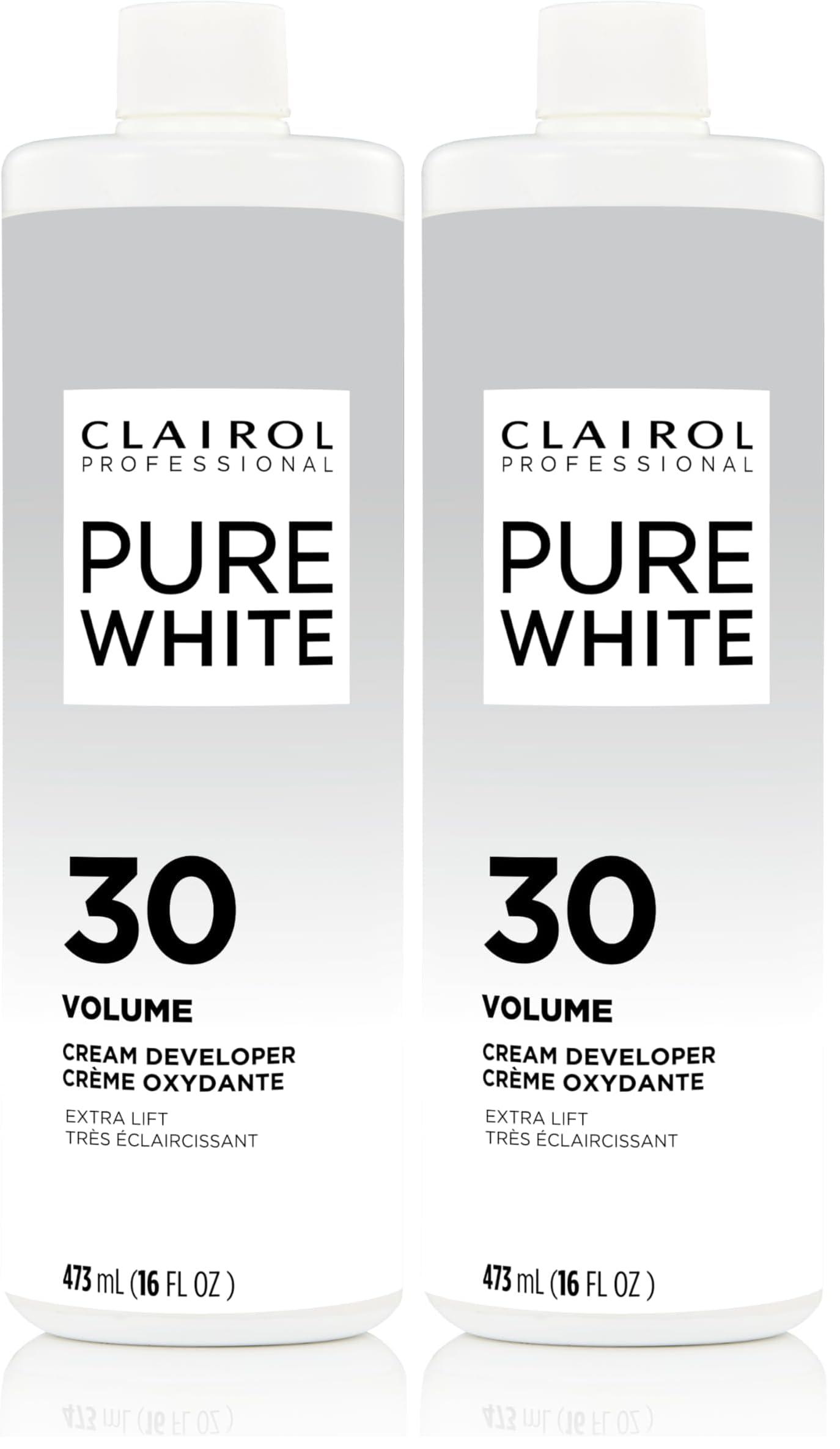 Clairol Professional Clairol Professional Pure White 30 volume Crme Developer, 16 oz (Pack of 2)