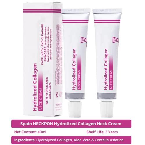 OYNAN OYNAN Spain NECKPON Hydrolized Collagen Neck Cream, Hydrolyzed Collagen For Delay Skin Ageing, Improve Natural Moisturizing And Help To Prevent And Reduce The Appearance Of Wrinkles (1Pcs)