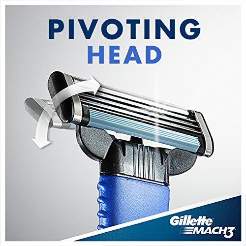 Gillette Gillette Gillete Mach 3 Smooth Shave Disposable Razor, 3 Count