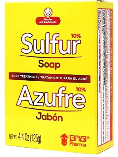 Biosulfur Sulfur Acne Treatment Soap with Lanolin 4.40 Oz Bar