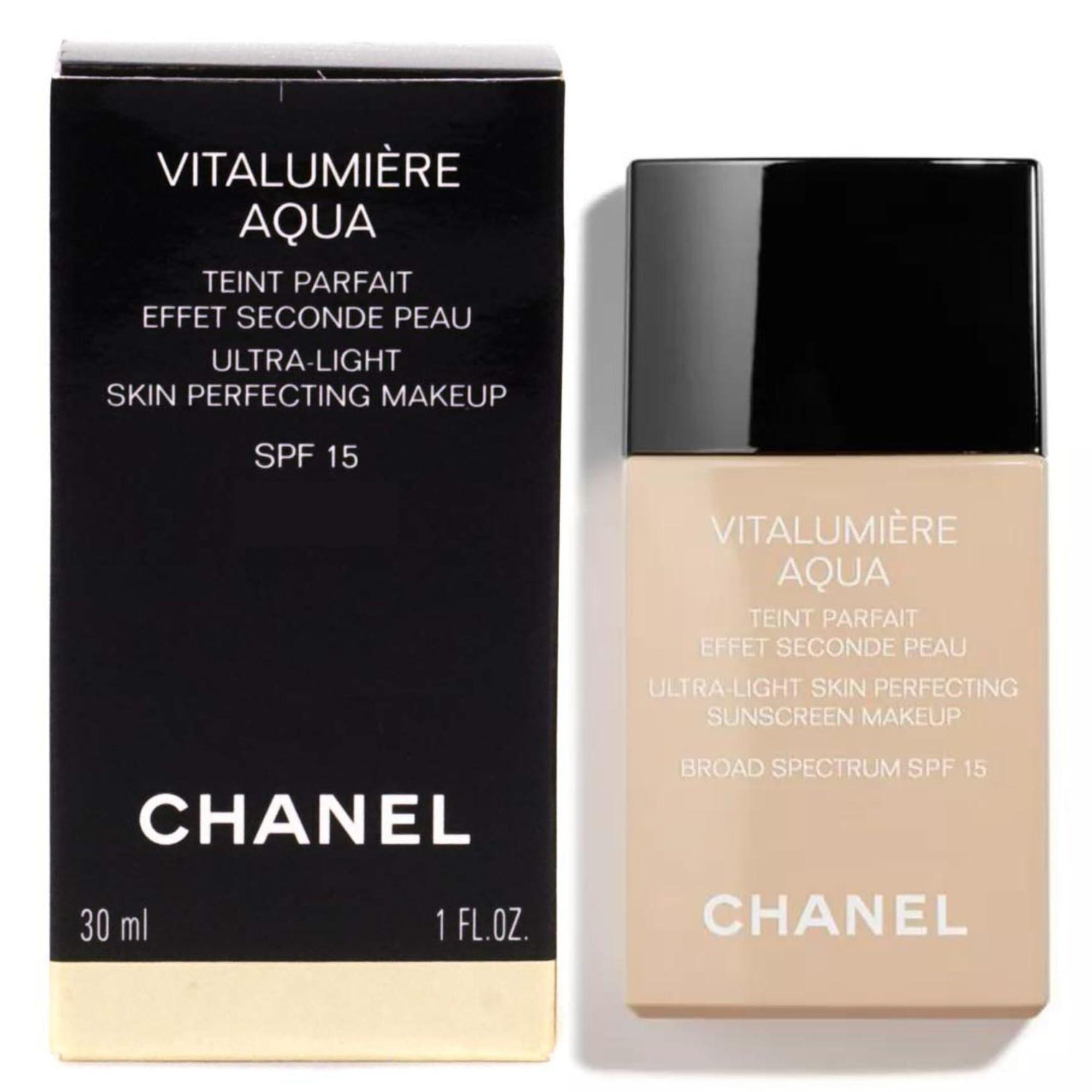 CHANEL Vitalumiere Aqua Ultra-Light Skin Perfecting Makeup SPF 15-40 Beige by Chanel for Women - 1 oz Makeup