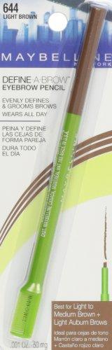 Maybelline New York Maybelline New York Define-A-Brow Eyebrow Pencil, 644 Light Brown, 0.0010 Ounce