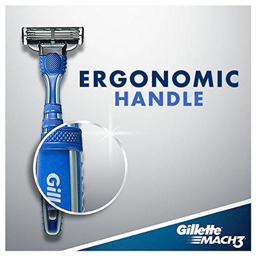 Gillette Gillette Gillete Mach 3 Smooth Shave Disposable Razor, 3 Count
