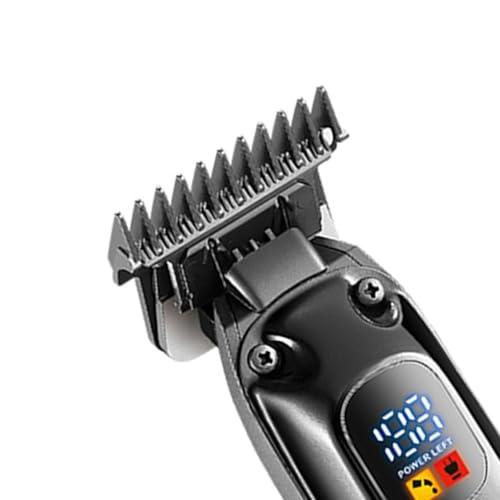 ADANTI ADANTI Hair Clippers for Men, Engraved Hair Trimmer LCD Digital Display Men\'s Special Hair Salon Electric Pusher 1400mAh Hair Clipper