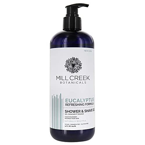 MILL CREEK Mill Creek Botanicals Shower & Shave Gel, Eucalyptus 14 Oz