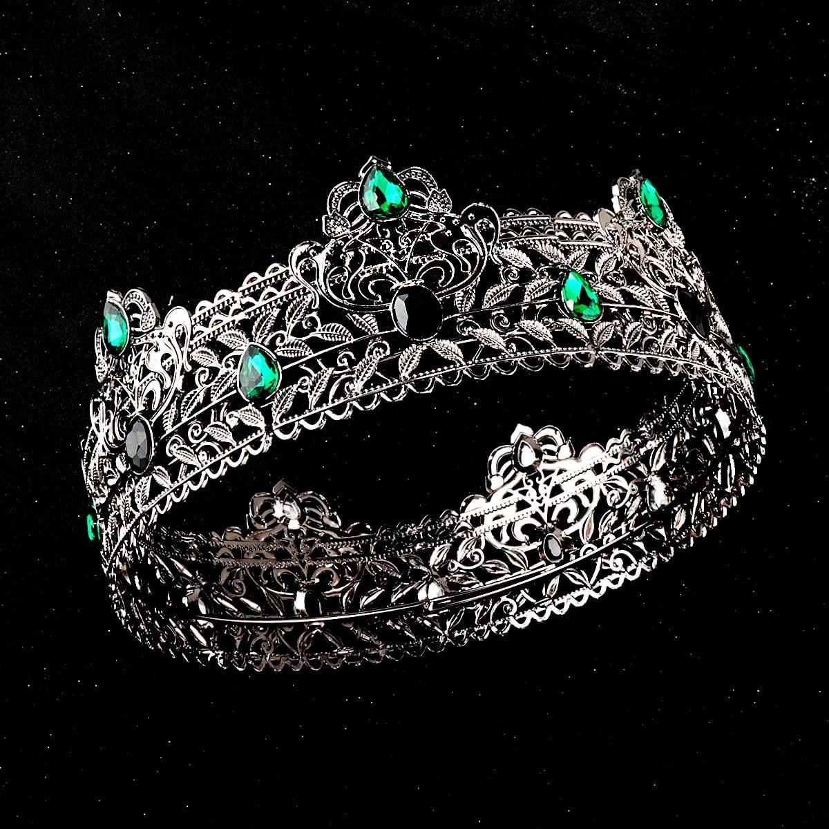 YADIRF YADIRF Men\'s Crowns Metal Adult Men Birthday Prom Homecoming Party Crown King Crown For Festival Wedding Baby Shower (Dark Gold)